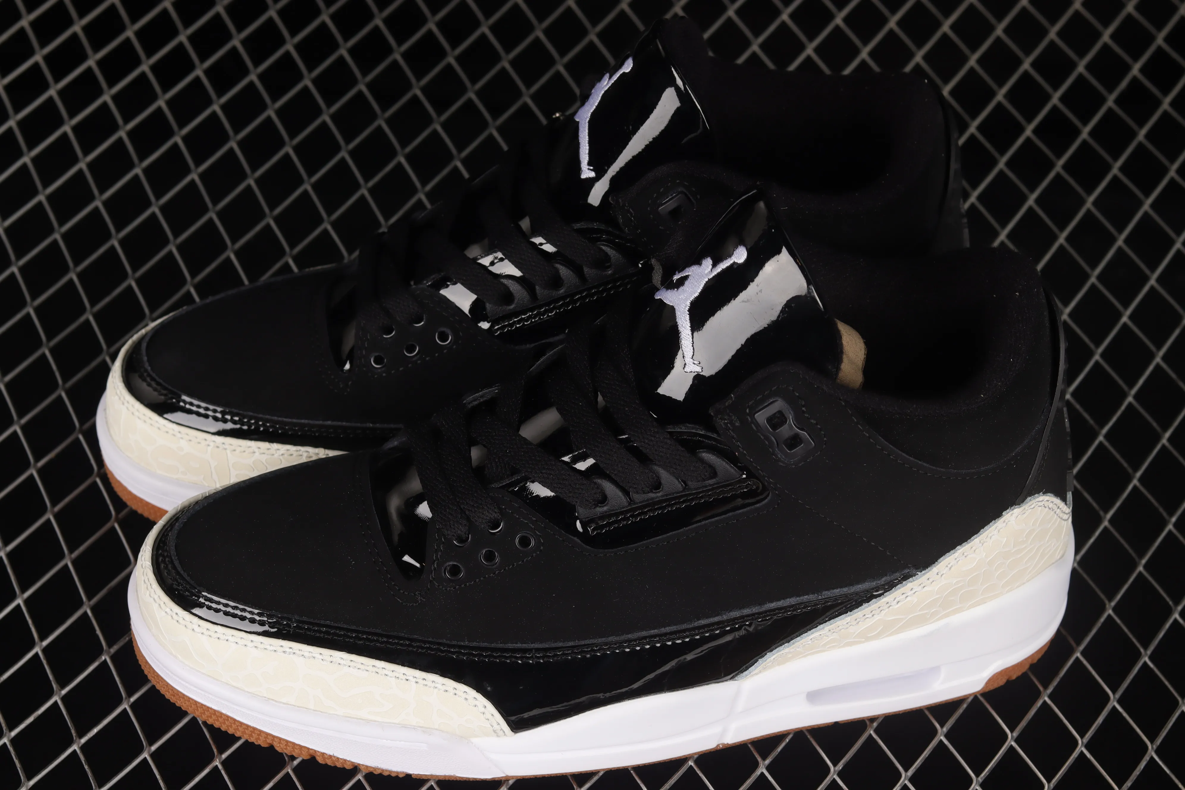 All categories Air Jordan Jordan series basketball shoes Air Jordan 3 Air Jordan 3 Retro AJ3 Joe 3 black and white panda 441140-002
